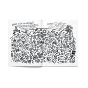SPACE, Above & Beyond Coloring, Activity, Jokes, DIY + MORE