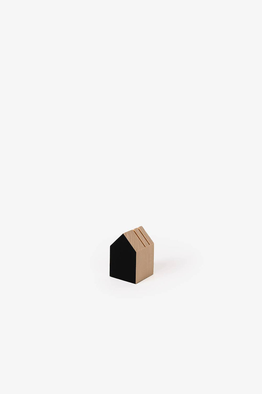 Wooden card and pencil holders