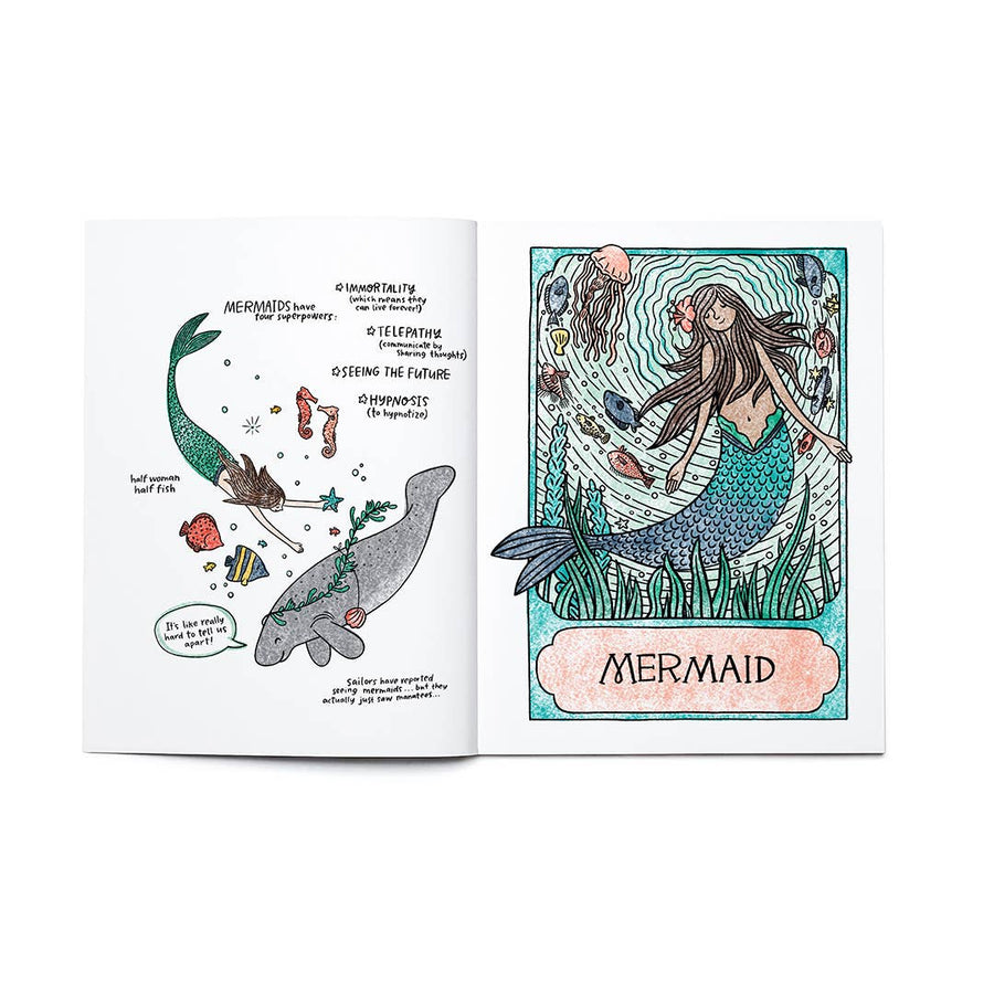 MYTH & MAGIC Coloring + Activity: Mazes, Puzzles, Jokes +