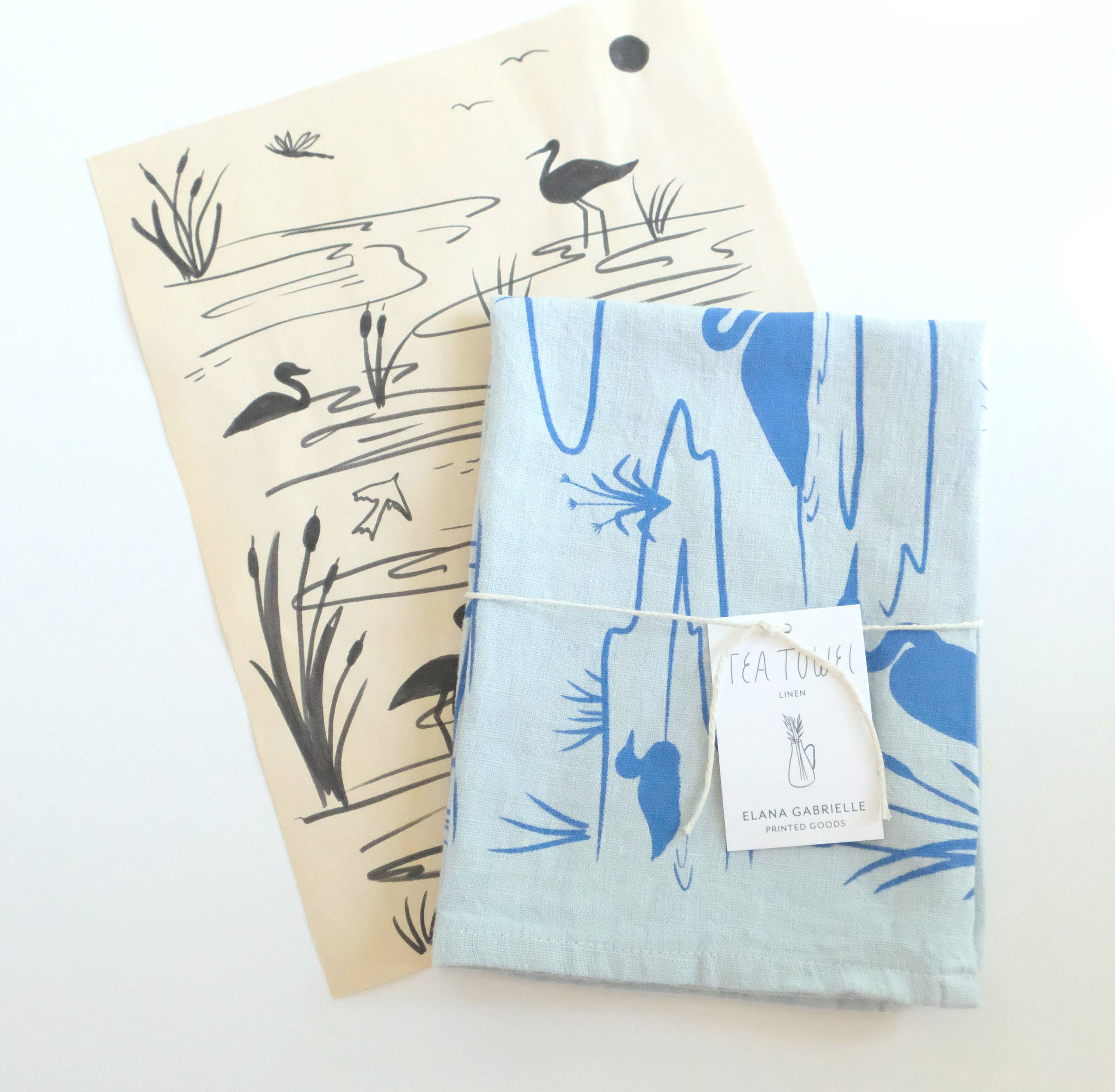 Estuary Tea Towel