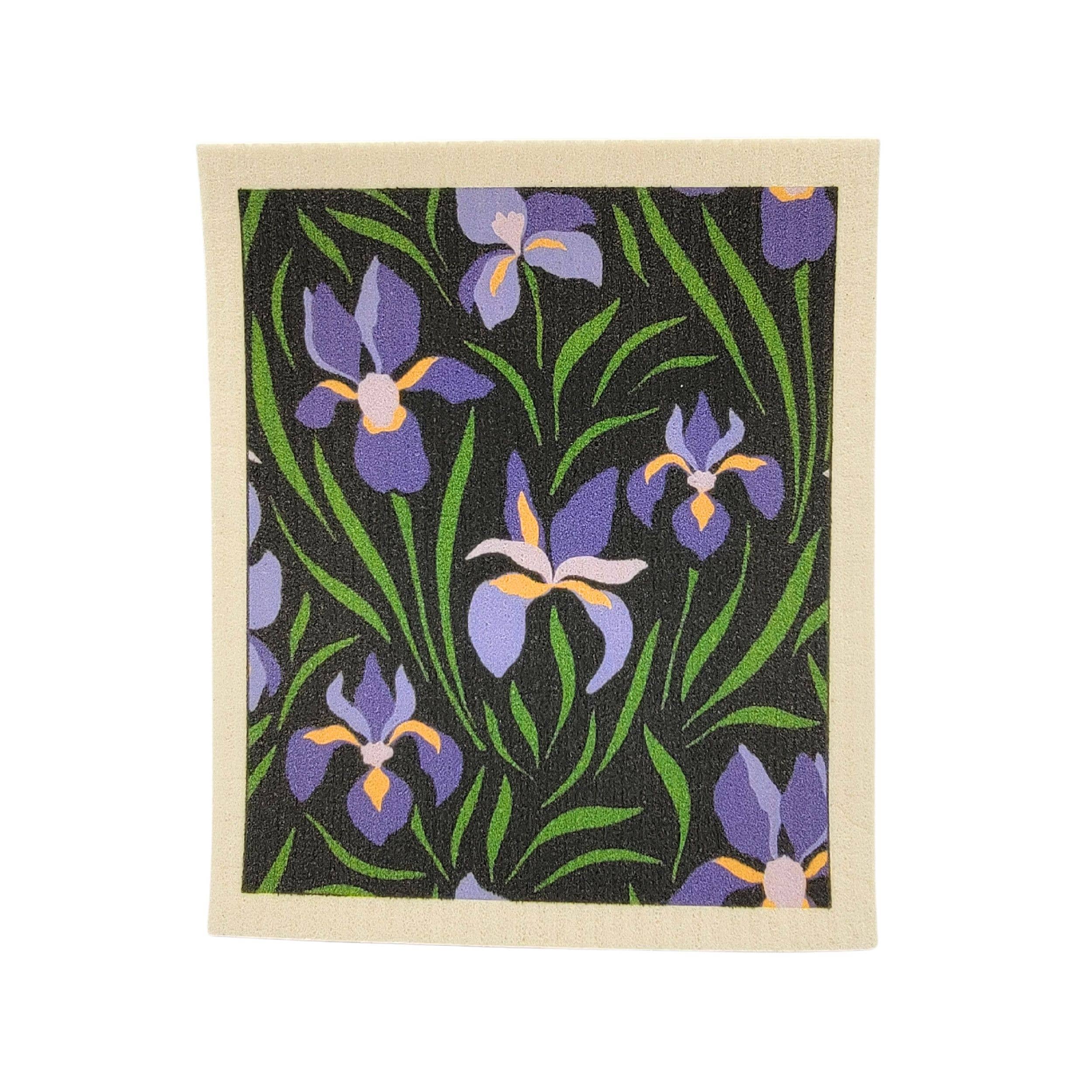 Swedish Dishcloths - Oranges, Lillies, mushrooms