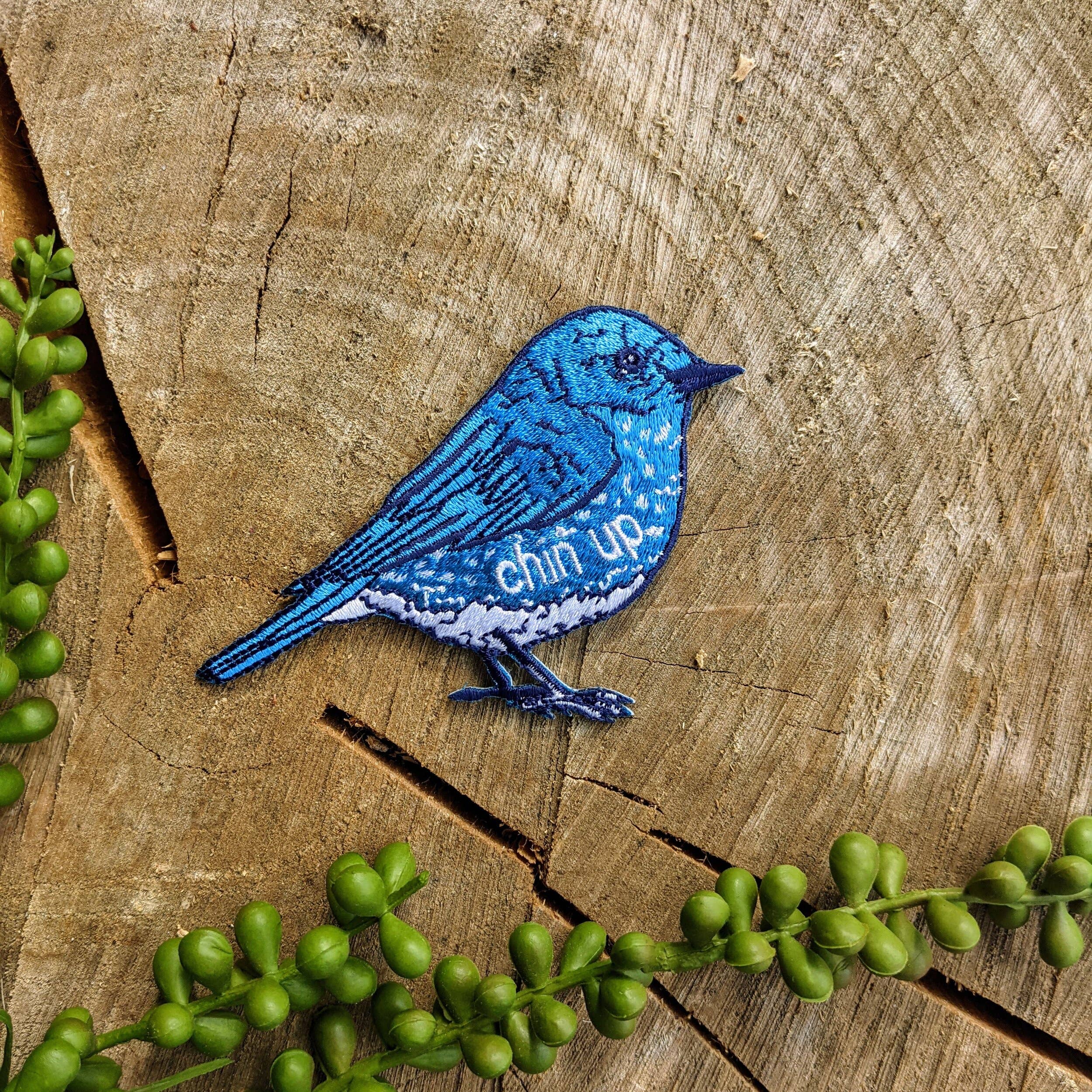 Patch | chin up bluebird