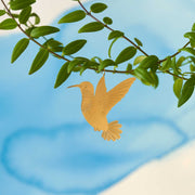 Plant Animal - Hummingbird plant decoration - Brass Hummingbird Plant Animal