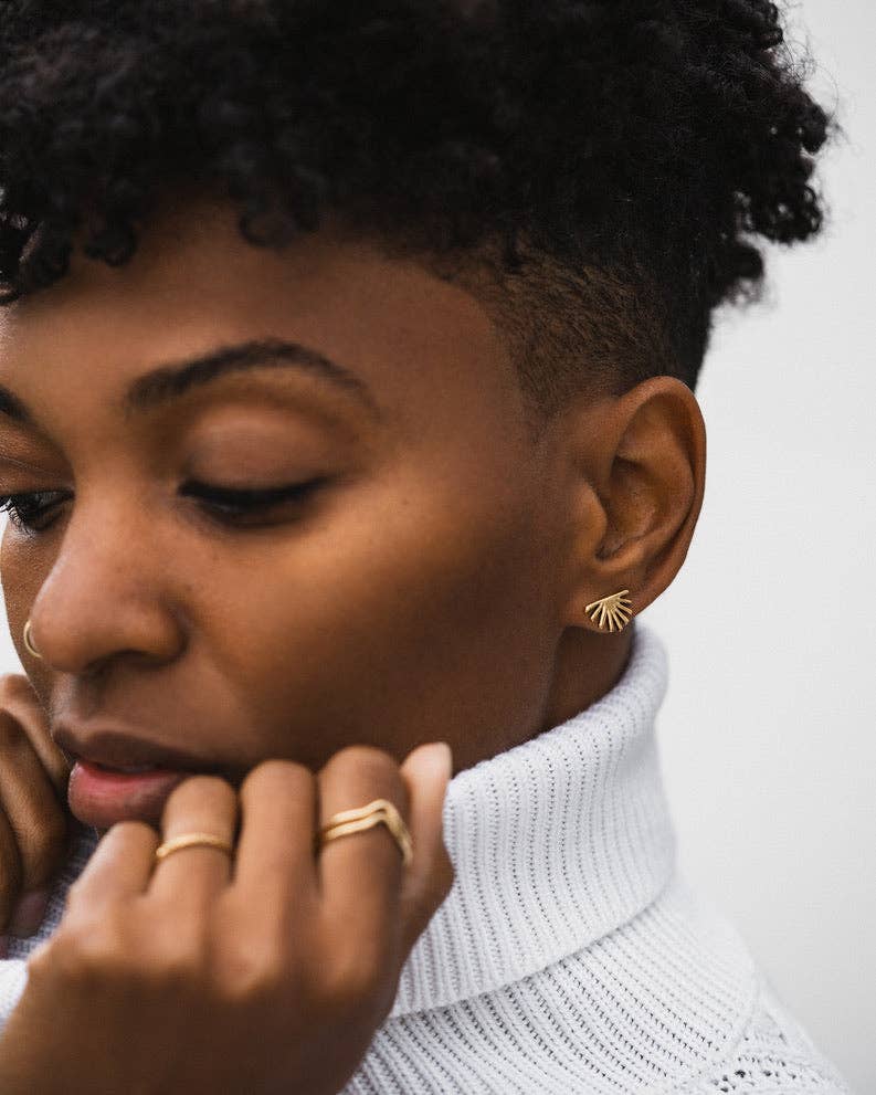 Tiny Stud Earrings by Tilly Doro