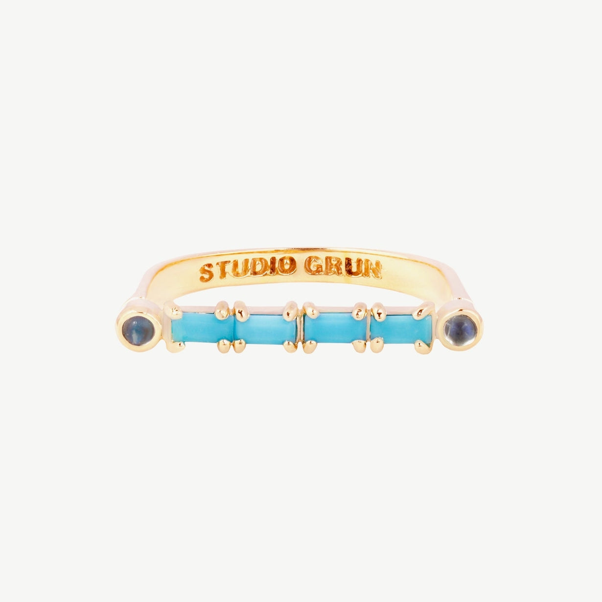 Cha Cha Gemstone Bar Ring