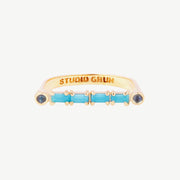 Cha Cha Gemstone Bar Ring