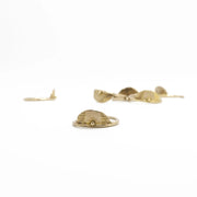 Dot Dot Dash Ring - Brass