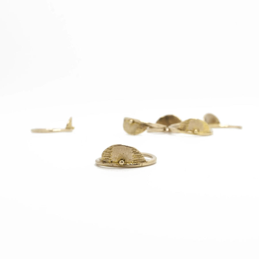 Dot Dot Dash Ring - Brass