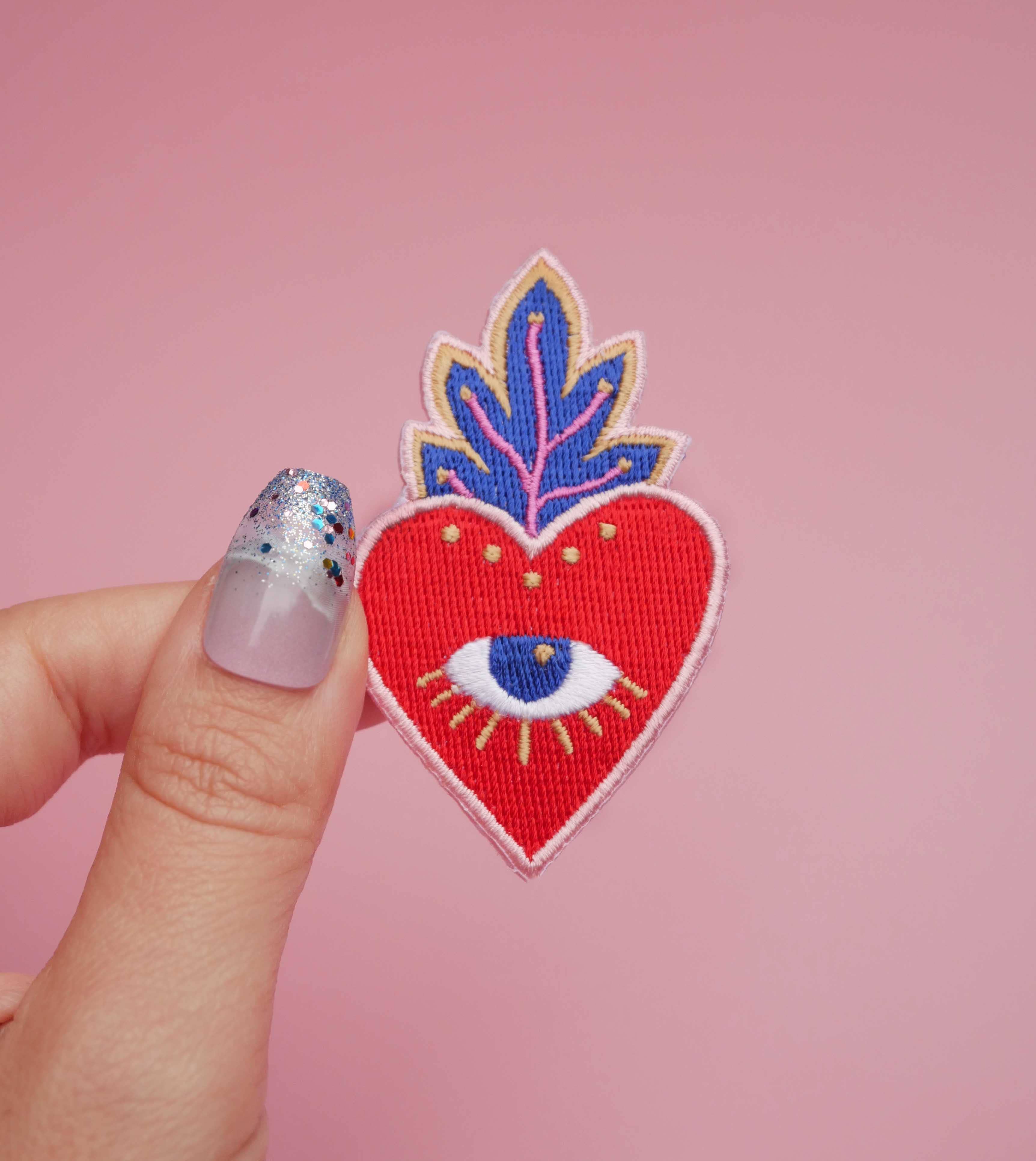 Coeur Ex Voto iron-on patch