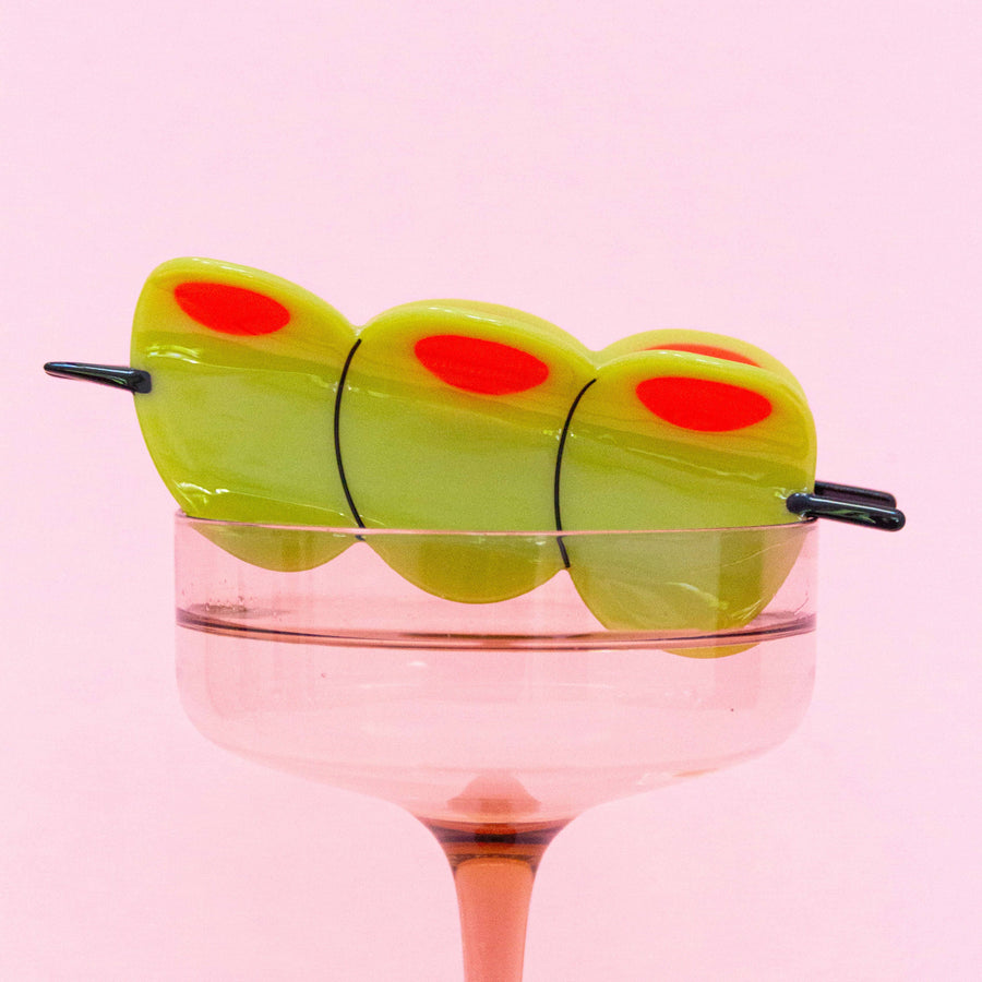 XL Olive Hair Claw Clip