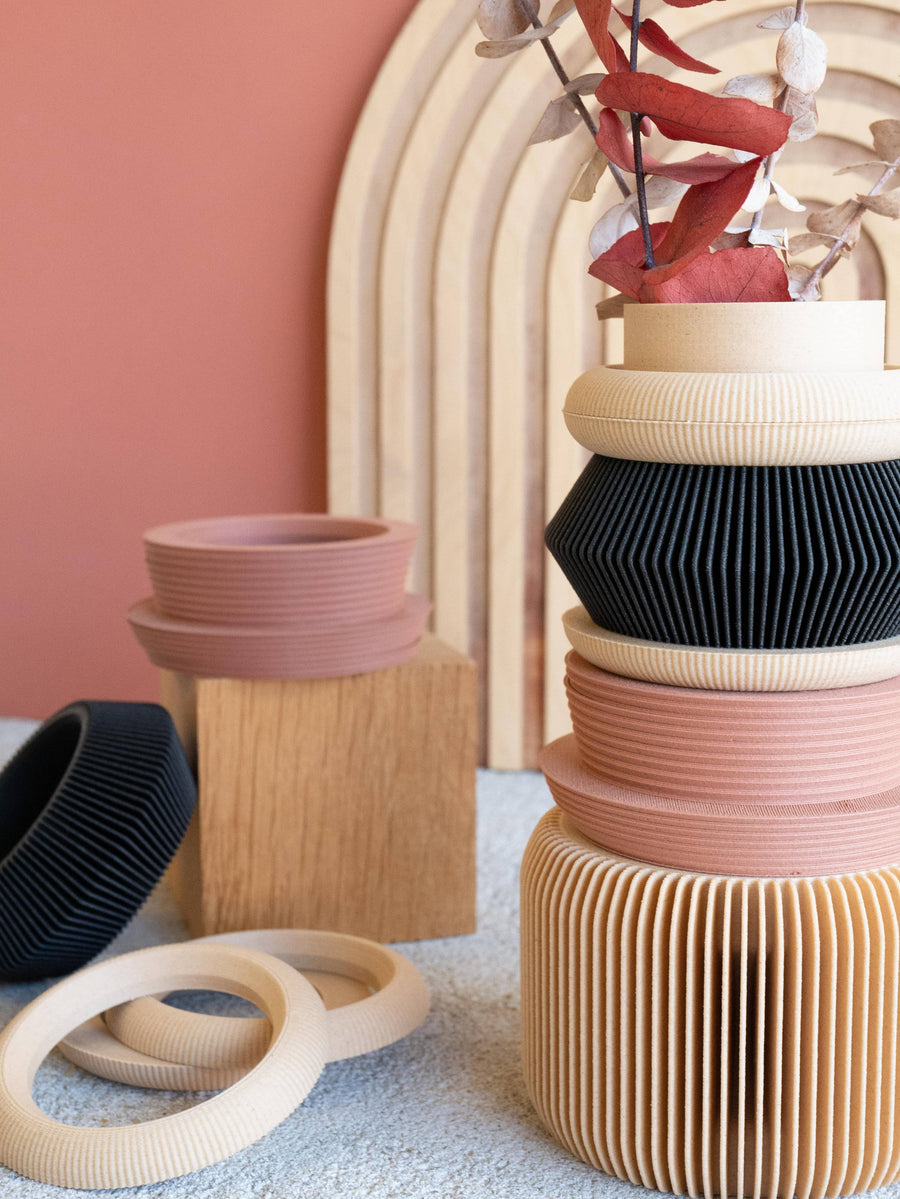 Modular 3D printed eco-friendly vase