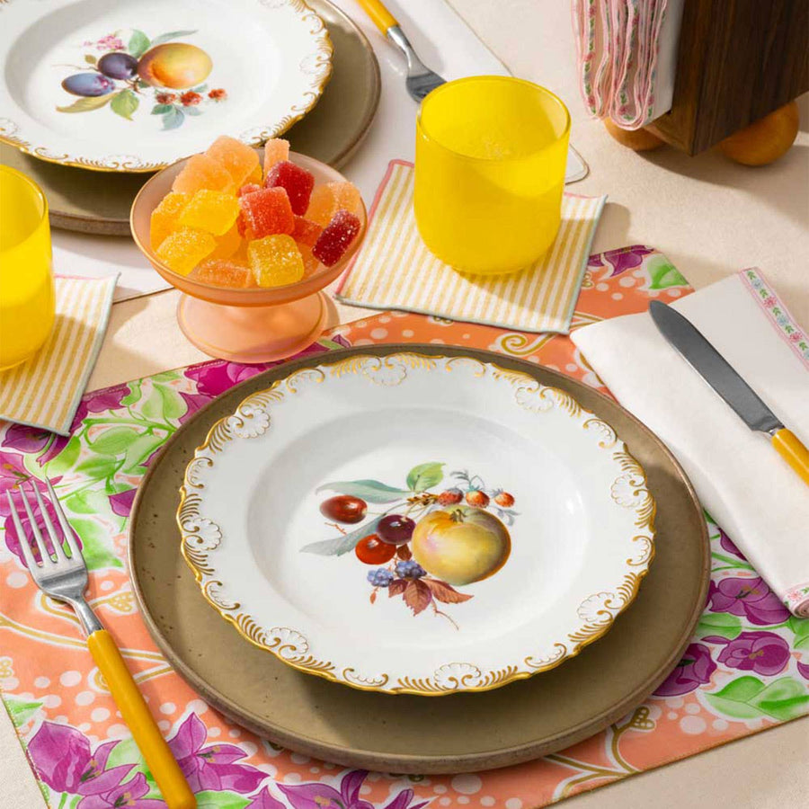 Carnival Stripe Cocktail Napkins | Set of 4