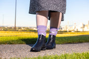 Women's Socks | Cat & Plant | Mismatched Socks