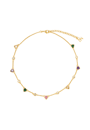 Fearless Heart Gemstone Necklace