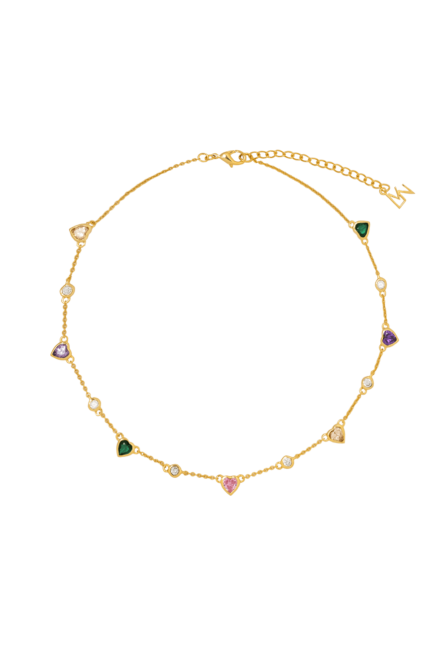 Fearless Heart Gemstone Necklace