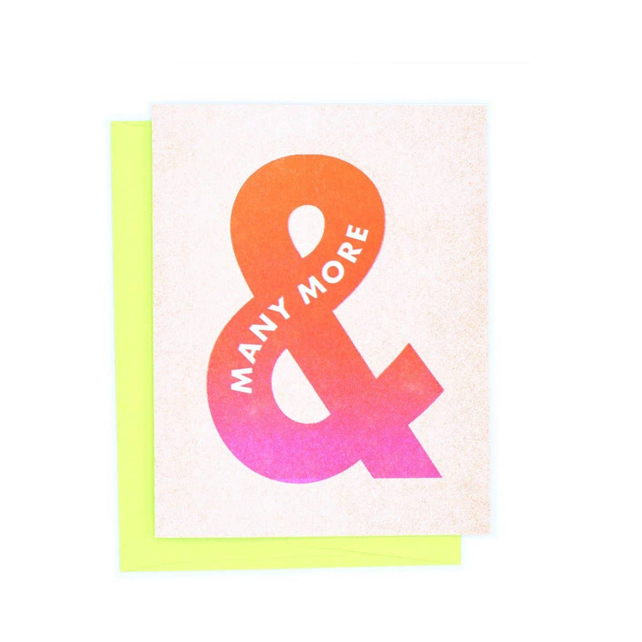 And Many More birthday card