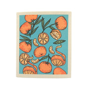 Swedish Dishcloths - Oranges, Lillies, mushrooms