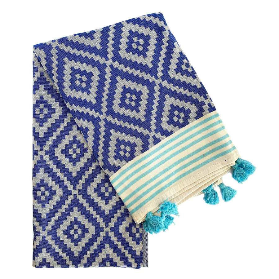 Turkish towel made with 50% recycled cotton