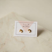 small crescent stud