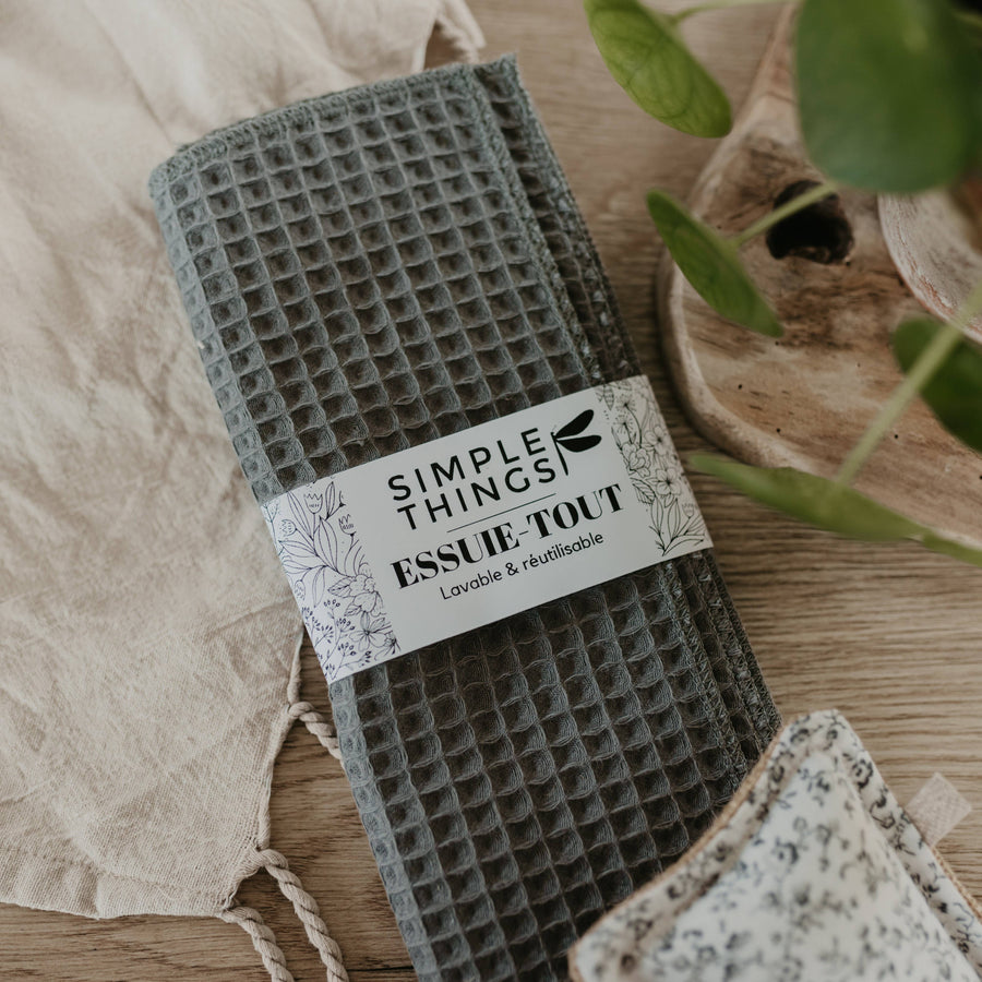 Washable dish towel