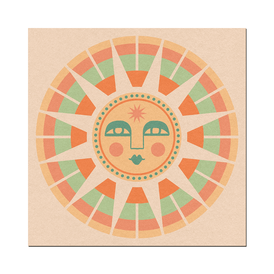 Sun Face III Print