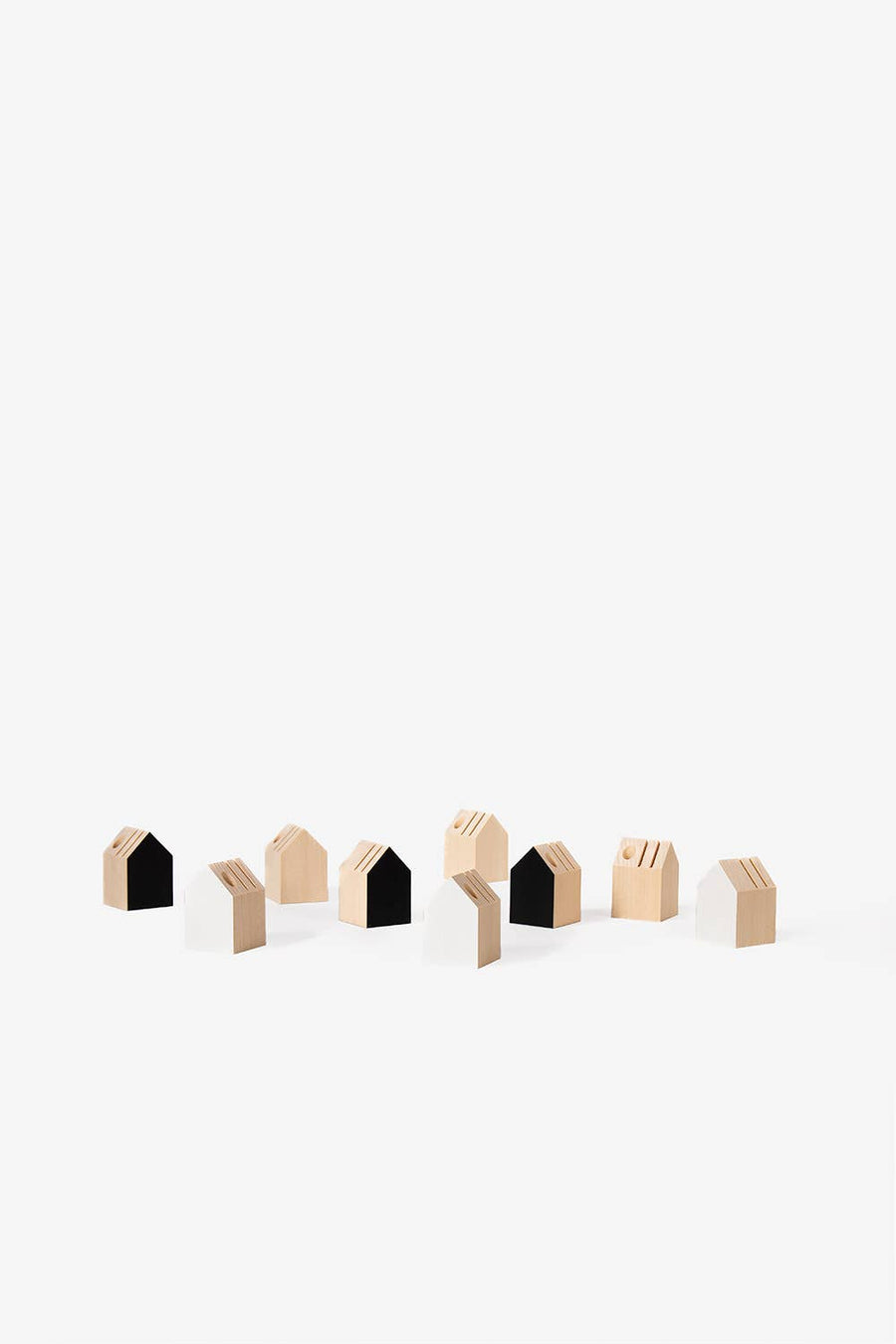 Wooden card and pencil holders