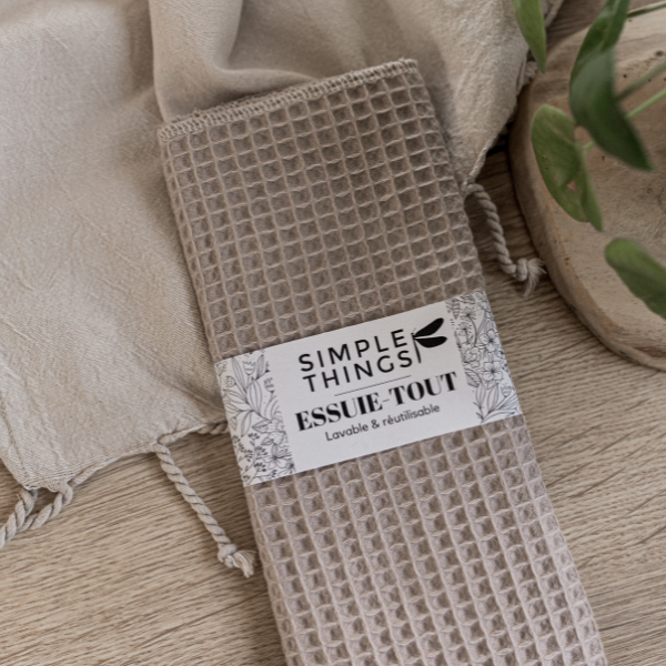 Washable "paper" towel